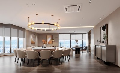 现代包厢3D模型下载